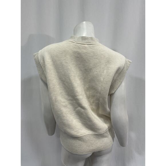 Agolde 'Simone' White Cotton Sweatshirt Size S - Picture 3 of 5